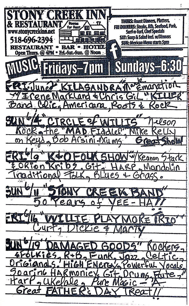 Music Schedule