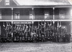 Hunters at the Stony Creek Inn 1910